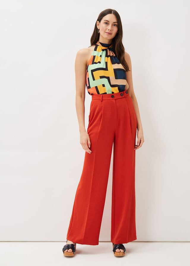 Dark Multicolor Phase Eight Milano Sleeveless Print Shirts | 2093GSTXE