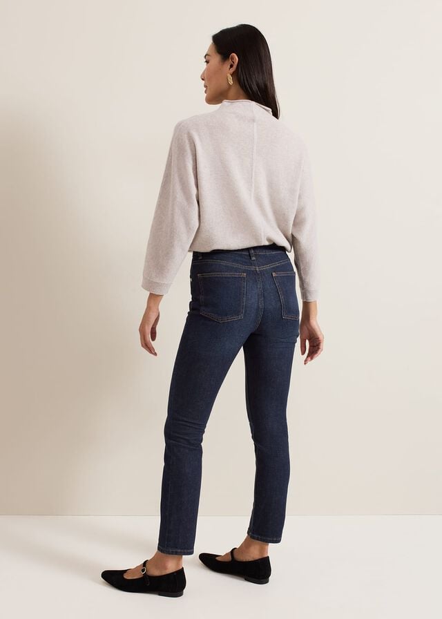 Dark Wash Phase Eight Sara Slim Leg Jeans | 9673XTFEL
