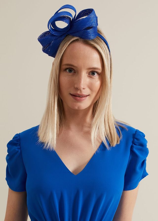 Deep Blue Phase Eight Twist Detail Hats | 0876XWRTN