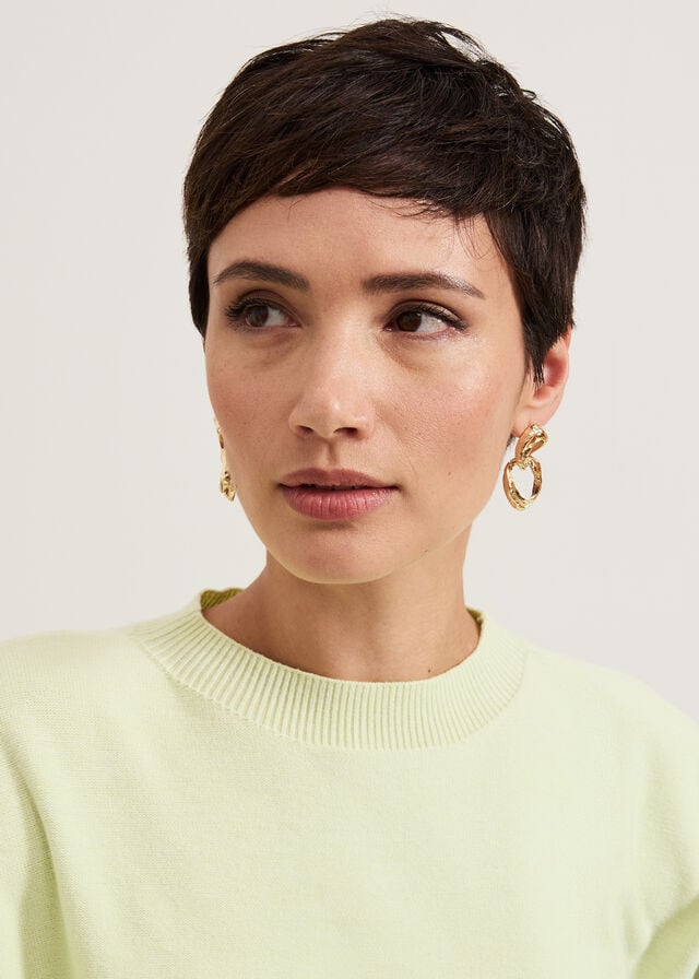 Gold Phase Eight Drop Circle Jewellery | 7209KBZHR
