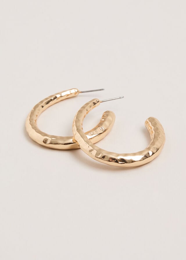 Gold Phase Eight Gold Hoop Jewellery | 2915HCVYX