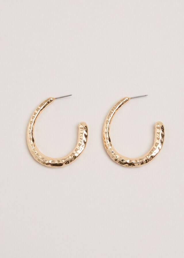Gold Phase Eight Gold Hoop Jewellery | 2915HCVYX