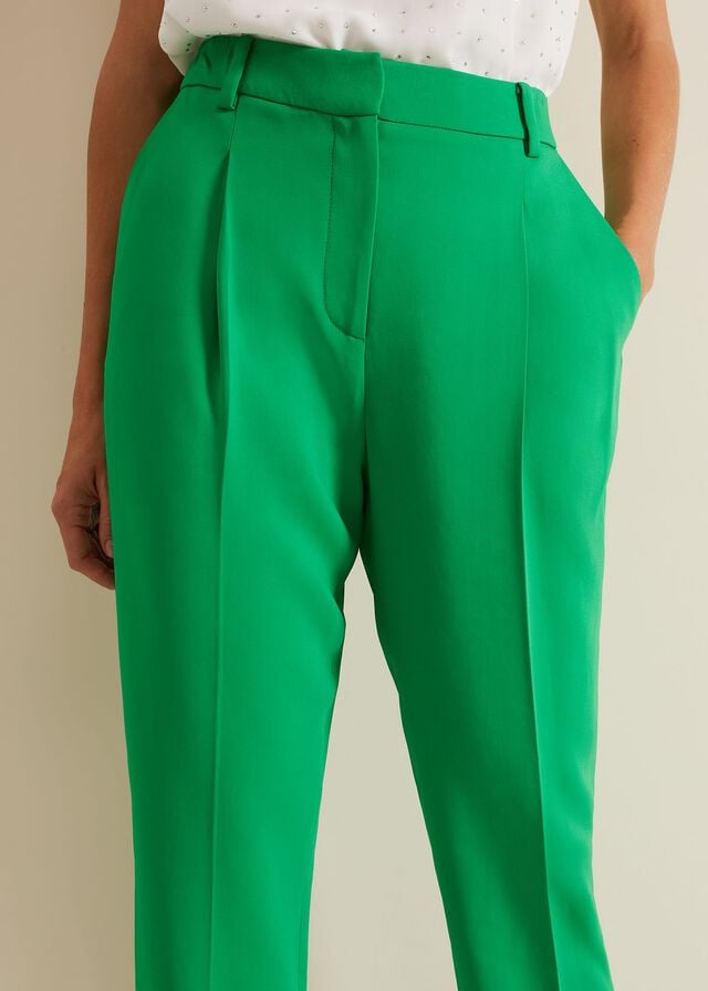 Green Phase Eight Adria Tapered Trousers | 2845EWBCY