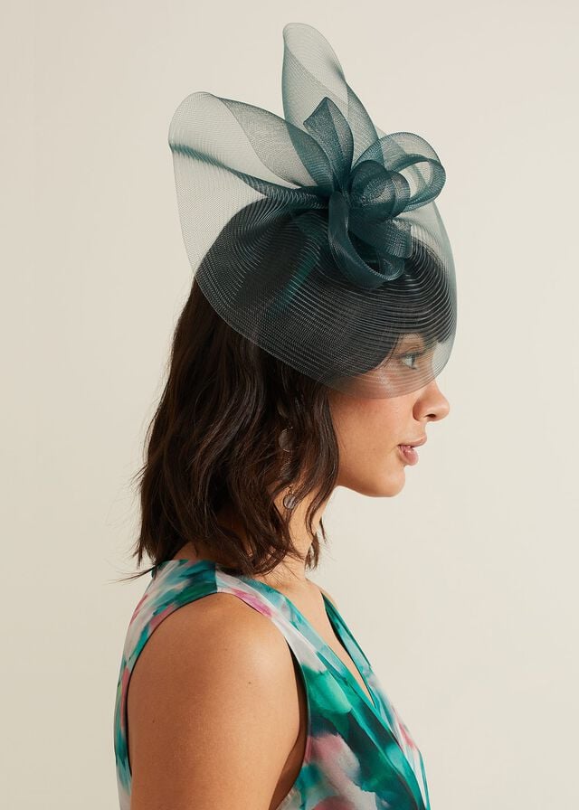 Green Phase Eight Green Bow Freeform Fascinator Hats | 9410WOKYT