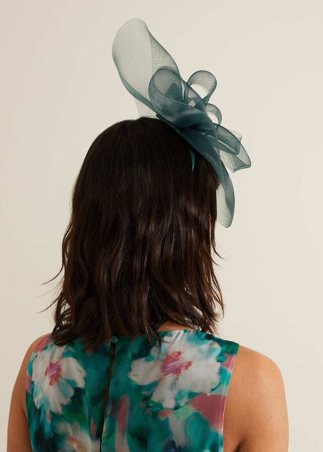 Green Phase Eight Green Bow Freeform Fascinator Hats | 9410WOKYT