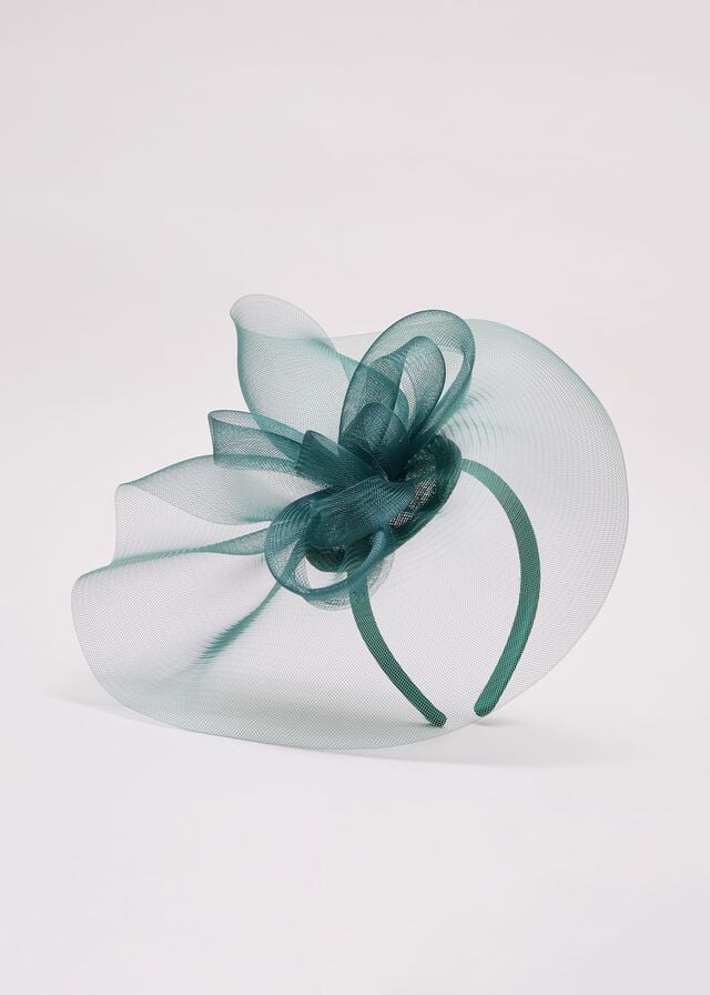 Green Phase Eight Green Bow Freeform Fascinator Hats | 9410WOKYT