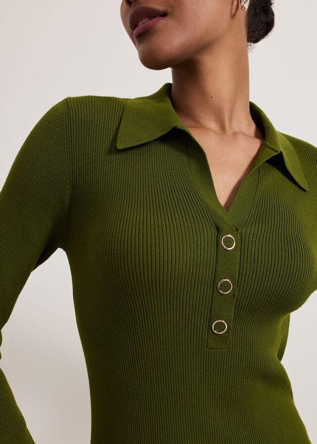 Green Phase Eight Lucy Column Dress | 9257GNXRJ