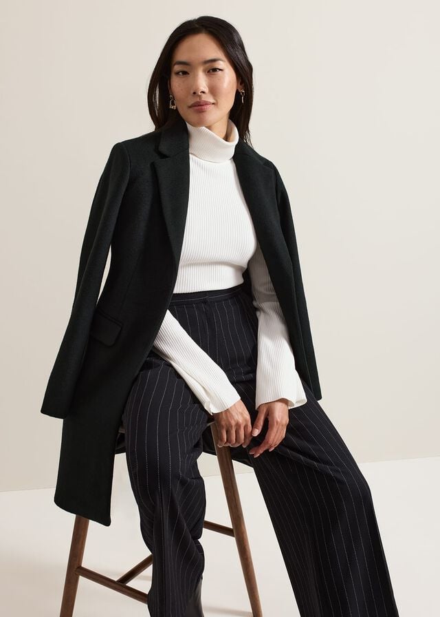 Green Phase Eight Lydia Wool Coats | 5317JEASB