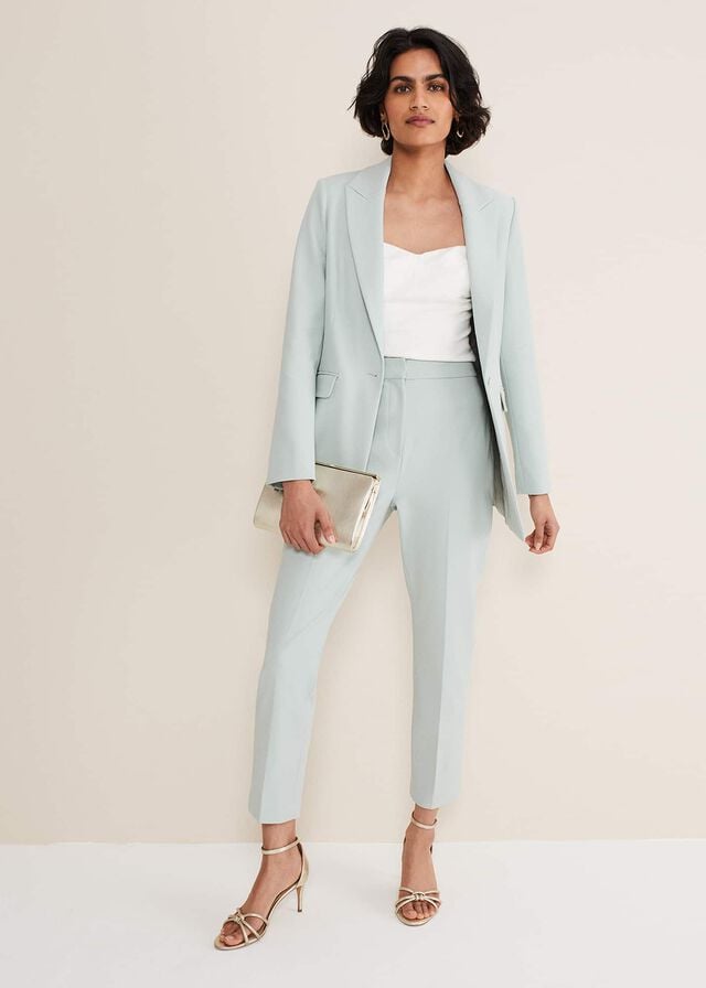 Grey Phase Eight Eira Blue Jackets | 3941LRBCJ
