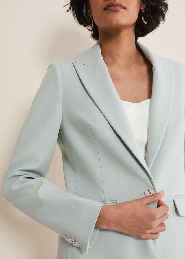 Grey Phase Eight Eira Blue Jackets | 3941LRBCJ