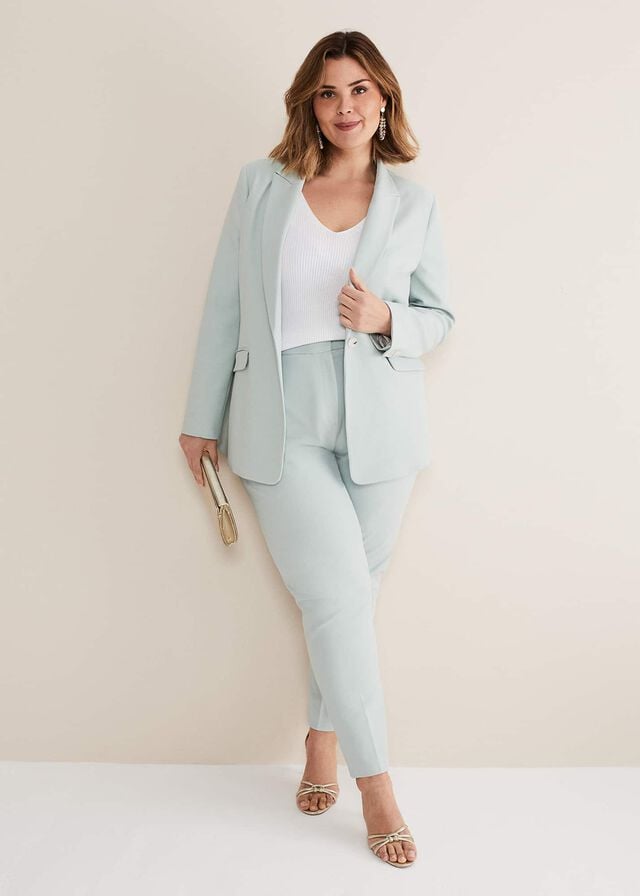 Grey Phase Eight Eira Blue Jackets | 3941LRBCJ