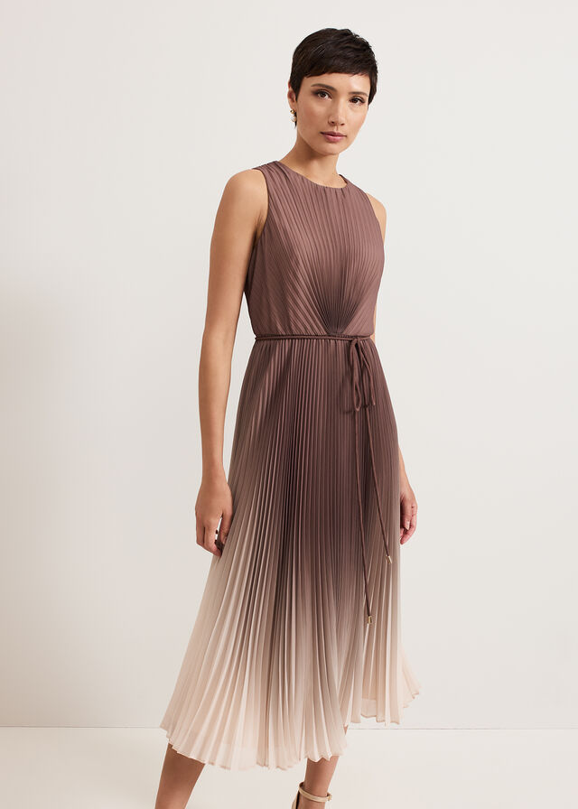 Grey Phase Eight Simara Ombre Dress | 6521KHNVY