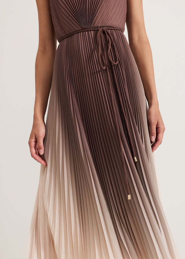 Grey Phase Eight Simara Ombre Dress | 6521KHNVY