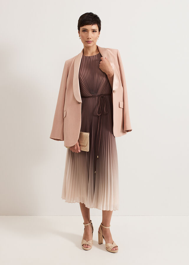 Grey Phase Eight Simara Ombre Dress | 6521KHNVY