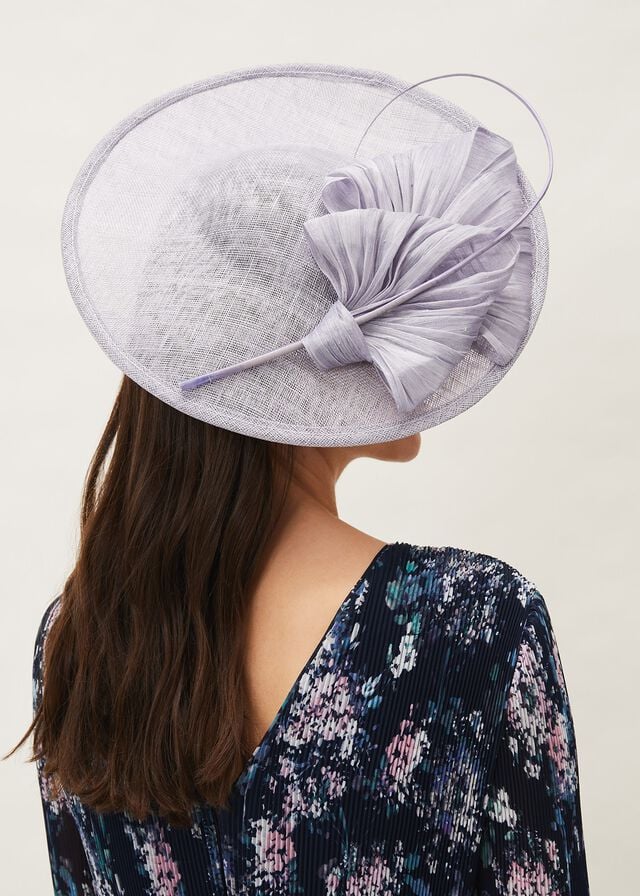 Lavender Phase Eight Dawn Silk Bow Fascinator Hats | 8642BAQDZ