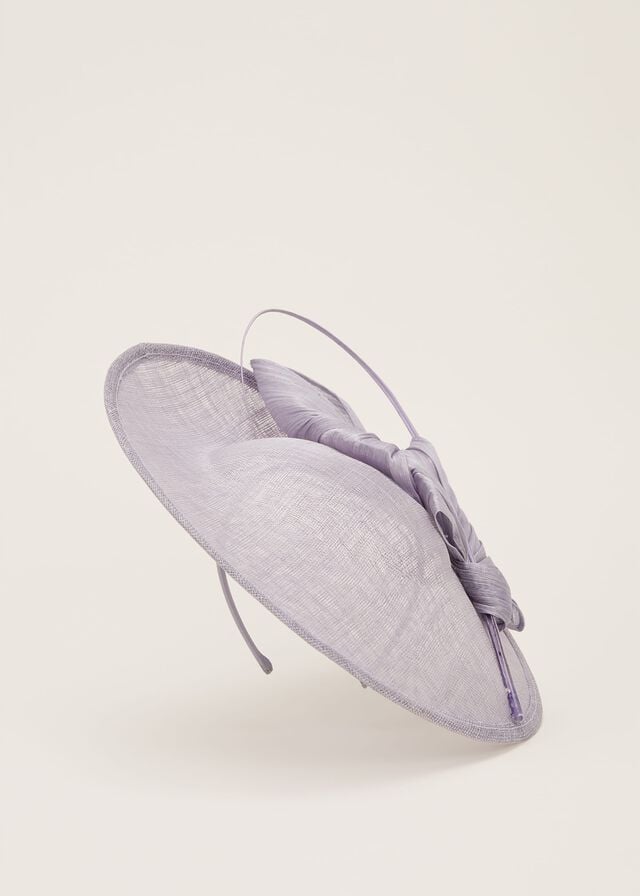 Lavender Phase Eight Dawn Silk Bow Fascinator Hats | 8642BAQDZ