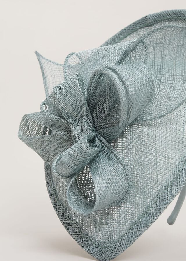 Light Green Phase Eight Green Grossgrain Twist Oval Fascinator Hats | 3469WHYSG