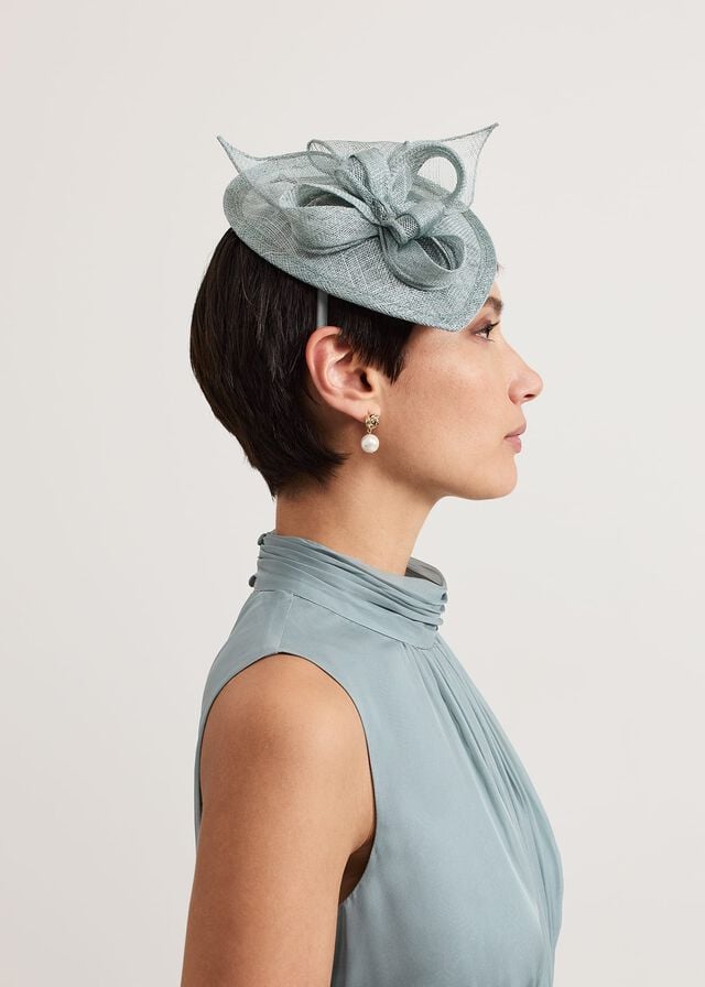 Light Green Phase Eight Green Oval Fascinator Hats | 7214VBXTU