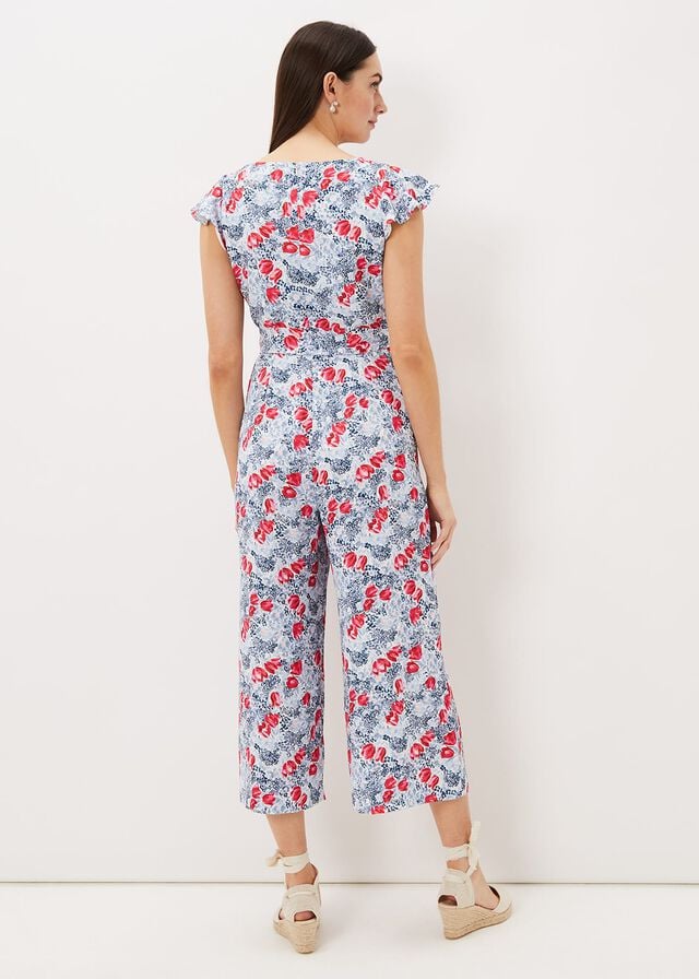 Multicolor Phase Eight Abbiana Tulip Jumpsuit | 7290FLKMO