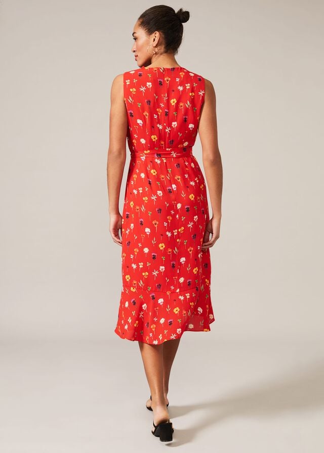 Multicolor Phase Eight Alanna Ditsy Floral Dress | 0492KSBFW