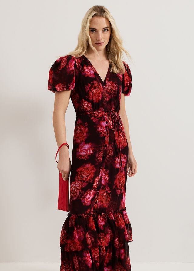 Multicolor Phase Eight Amaris Floral Dress | 2735GNMLS