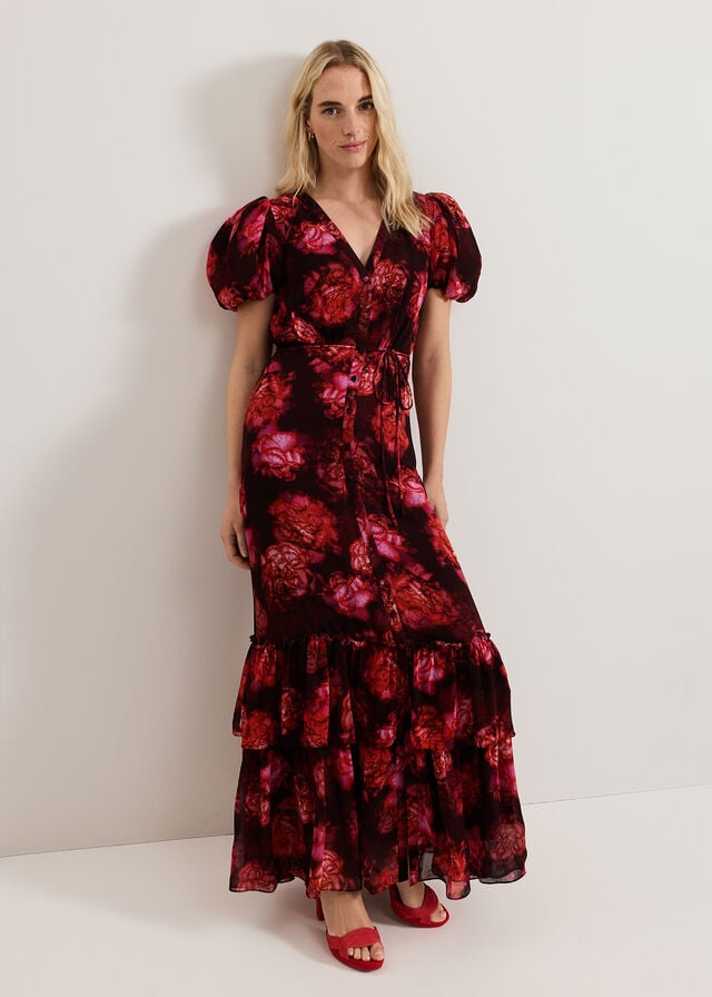Multicolor Phase Eight Amaris Floral Dress | 2735GNMLS