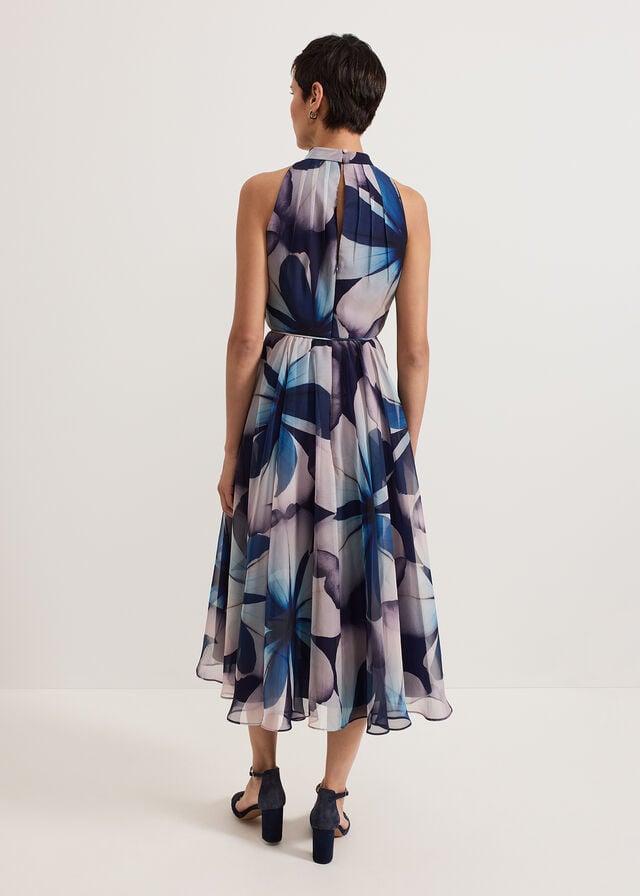 Multicolor Phase Eight Bethany Floral Dress | 3567KAZEP