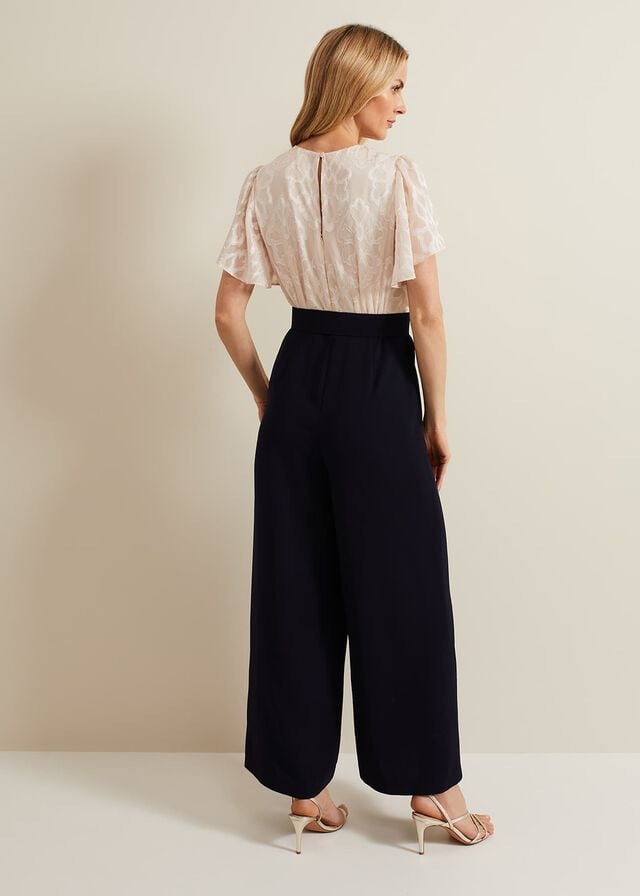 Multicolor Phase Eight Carolyn Burnout Jumpsuit | 5946BVNCH