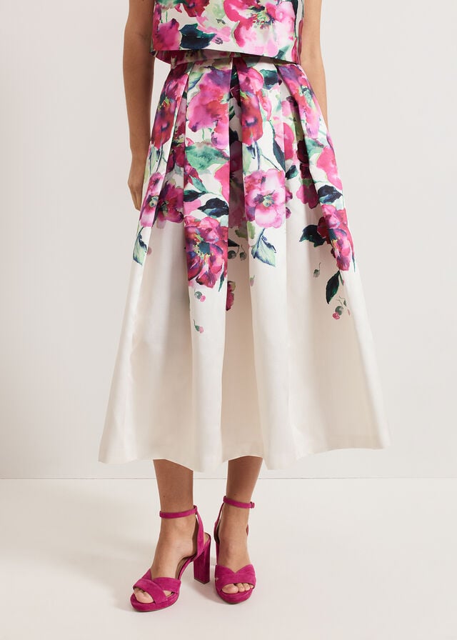 Multicolor Phase Eight Celeste Border Skirts | 8431YWZLQ