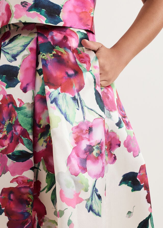 Multicolor Phase Eight Celeste Petite Skirts | 2738JLUKN