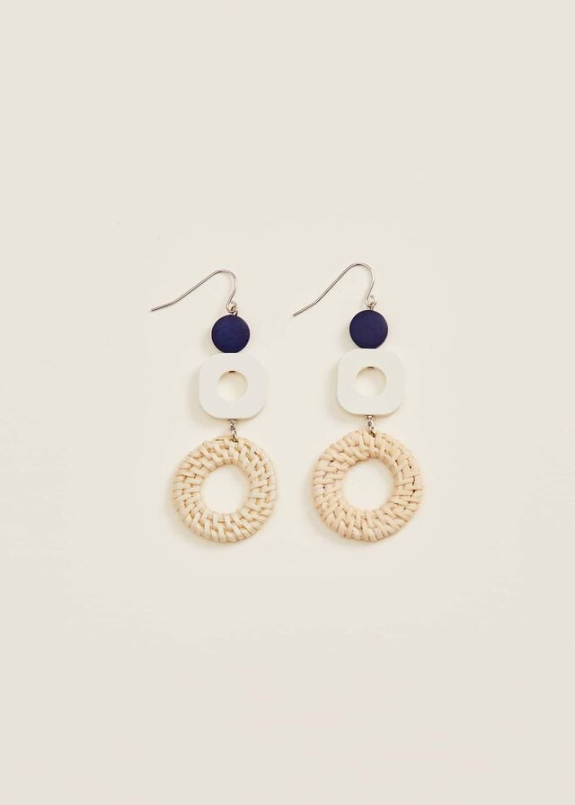 Multicolor Phase Eight Dorie Tiered Raffia Jewellery | 0536DIBPT