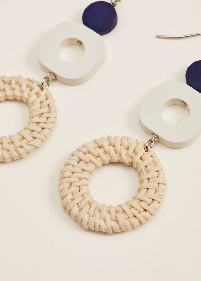 Multicolor Phase Eight Dorie Tiered Raffia Jewellery | 0536DIBPT