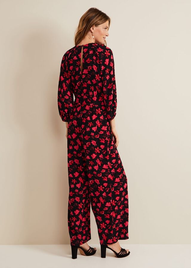 Multicolor Phase Eight Effie Printed Jumsuit Jumpsuit | 5108HEUPY