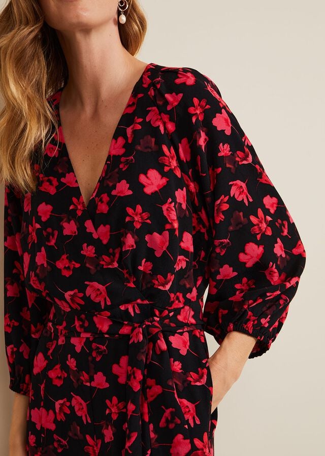 Multicolor Phase Eight Effie Printed Jumsuit Jumpsuit | 5108HEUPY