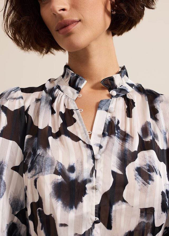 Multicolor Phase Eight Feya Floral Print T Shirts | 4096MGEBC