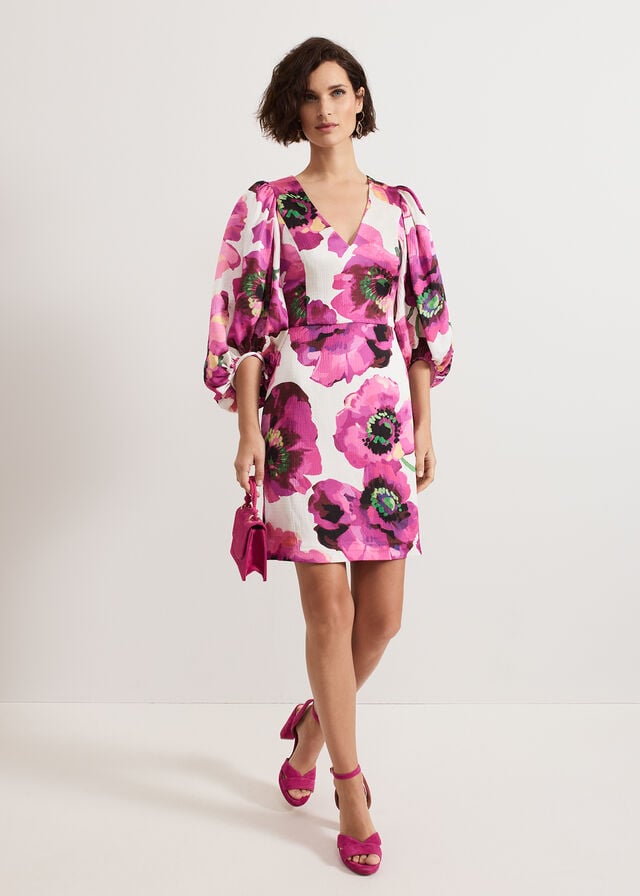 Multicolor Phase Eight Fiona Floral Dress | 8420WPSFB