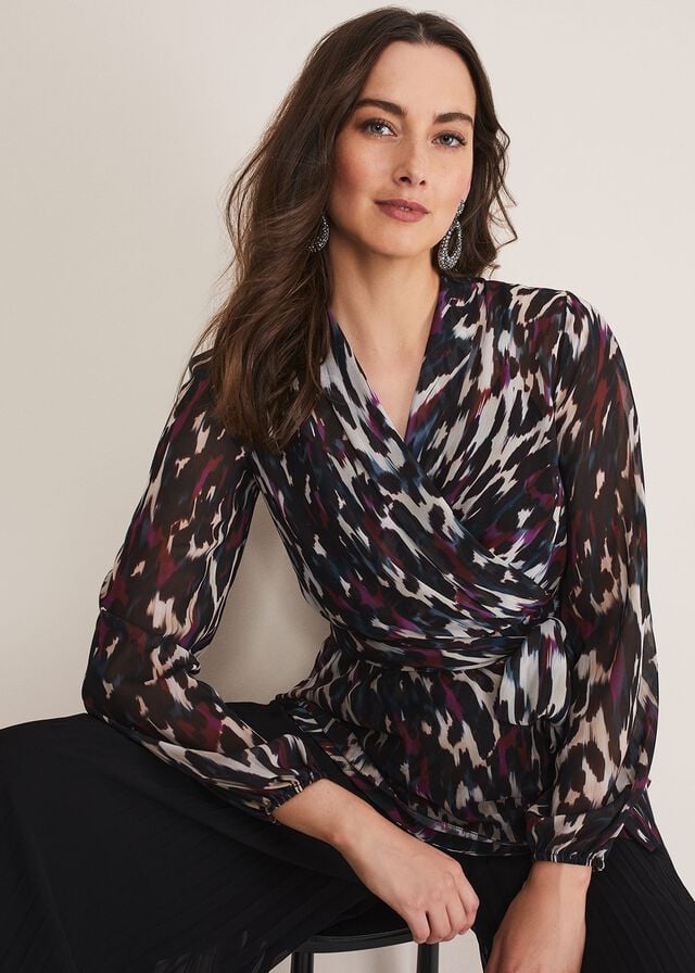Multicolor Phase Eight Florentine Printed Shirts | 6259GYRSM