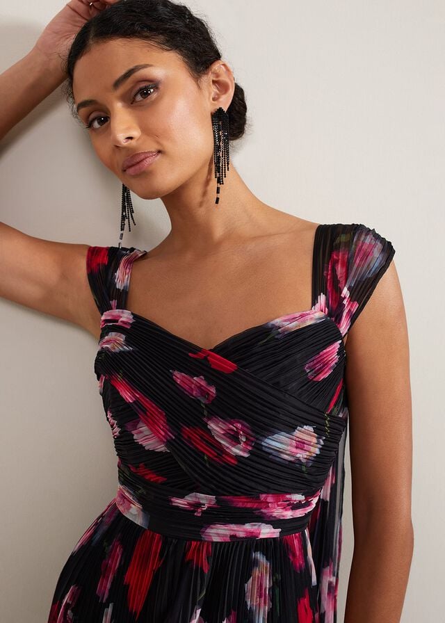 Multicolor Phase Eight Gretal Floral Dress | 4792NHJAK