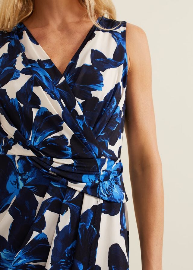 Multicolor Phase Eight Jackie Print Dress | 8975ZCENW