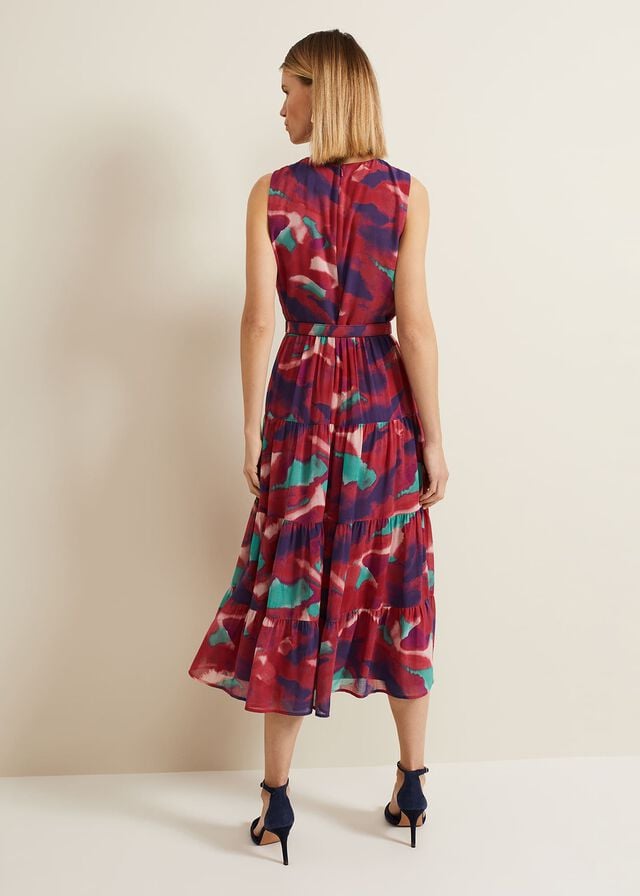 Multicolor Phase Eight Jolene Floral Dress | 7820MREGV