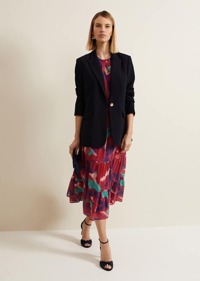 Multicolor Phase Eight Jolene Floral Dress | 7820MREGV