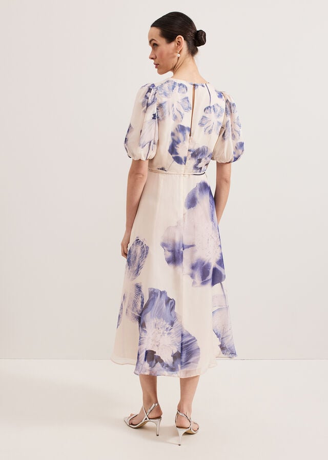 Multicolor Phase Eight Lizzie Floral Dress | 9758UNIGA