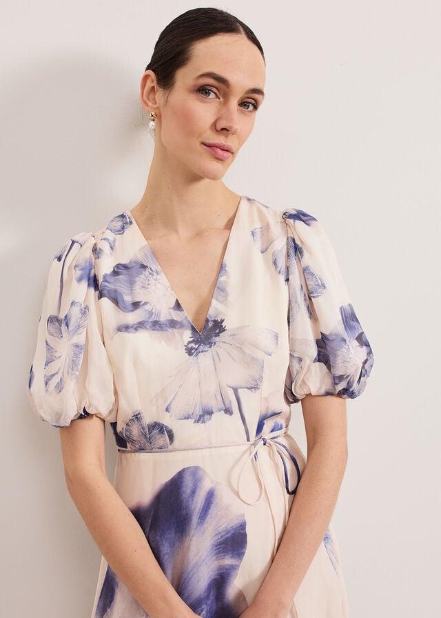 Multicolor Phase Eight Lizzie Floral Dress | 9758UNIGA