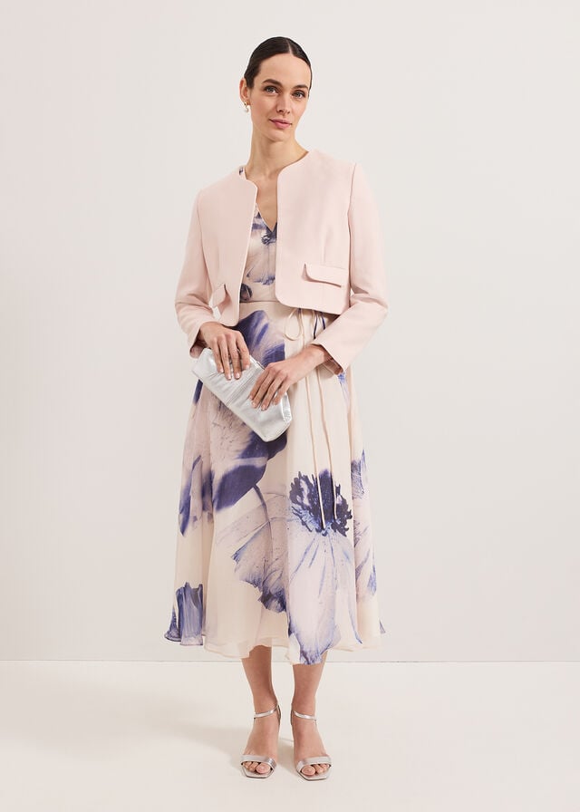 Multicolor Phase Eight Lizzie Floral Dress | 9758UNIGA