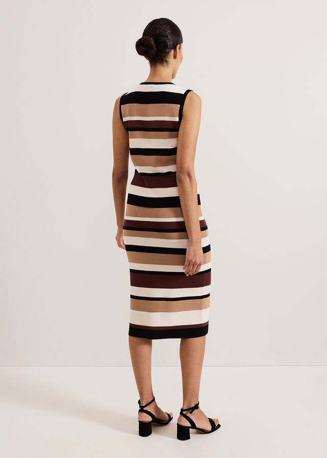 Multicolor Phase Eight Louisa Stripe Skirts | 6710AGBLY