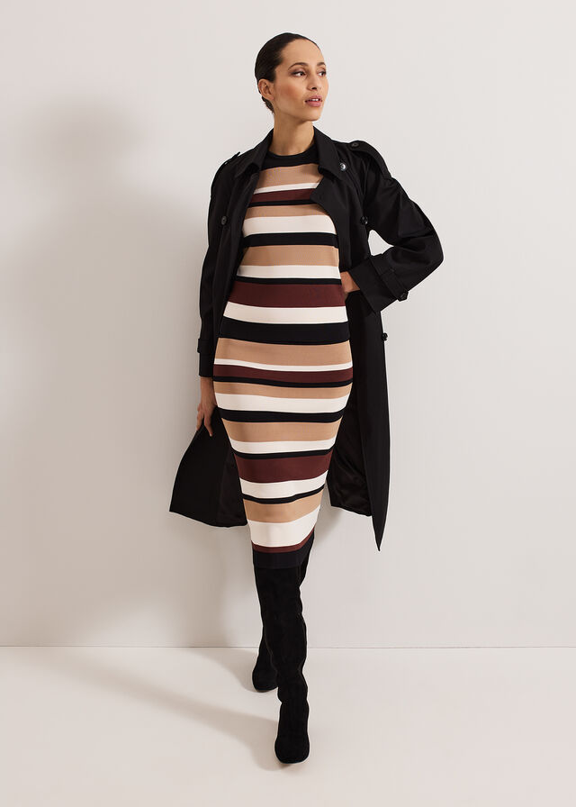 Multicolor Phase Eight Louisa Stripe Skirts | 6710AGBLY