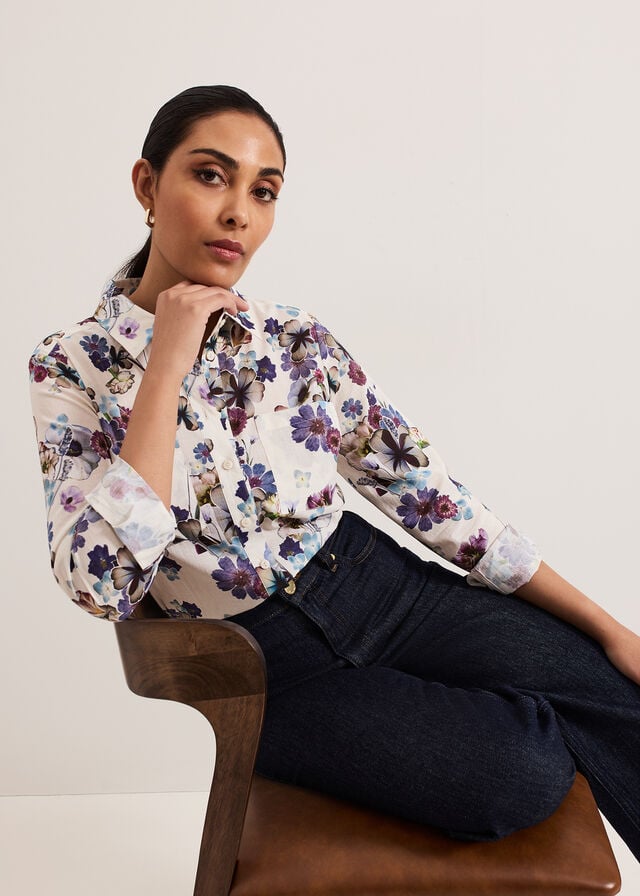 Multicolor Phase Eight Maddelena Shirts | 1093VSMLI
