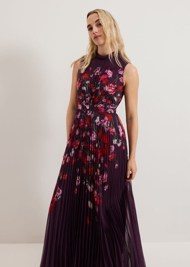 Multicolor Phase Eight Petite Dahlia Dress | 2049TGMVQ