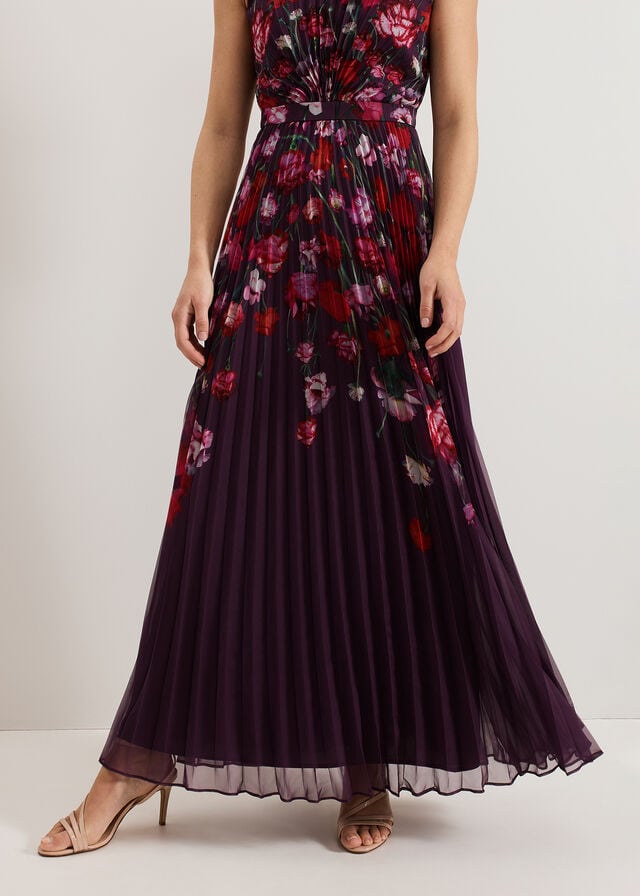 Multicolor Phase Eight Petite Dahlia Dress | 2049TGMVQ