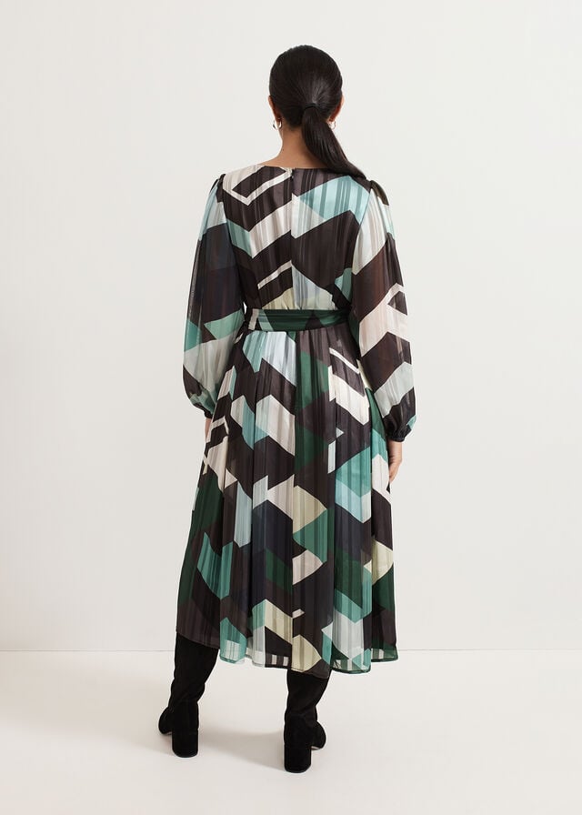 Multicolor Phase Eight Petite Francesca Dress | 3548DKTCW
